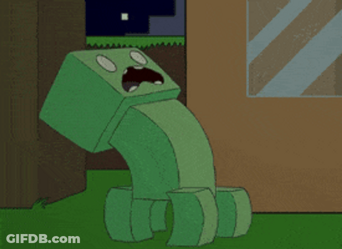 Creeper Headbang GIF