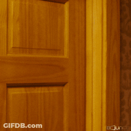 Creepin At The Door GIF