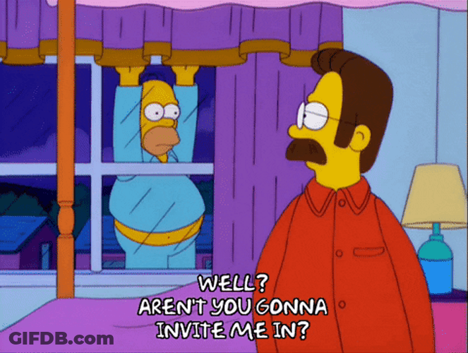 Creepin Homer Simpson GIF