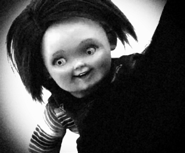 Creepy Chucky Dirty Finger GIF