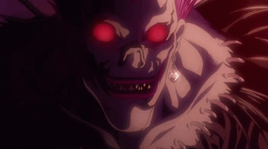 Creepy Death Note Monster Shinigami Ryuk GIF