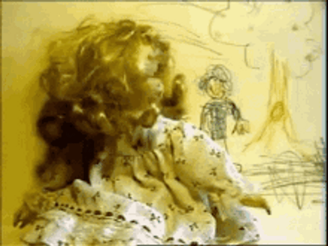 Creepy Doll Spinning Head GIF