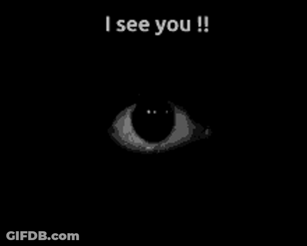 Creepy Eye I See You GIF