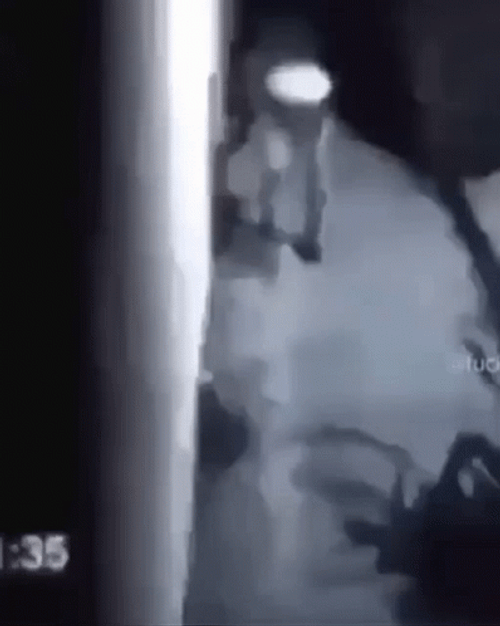 Creepy Fresno Nightcrawler CCTV Shot GIF