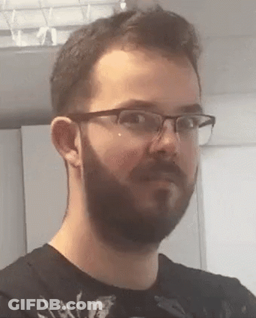 Creepy Guy Big Smile GIF