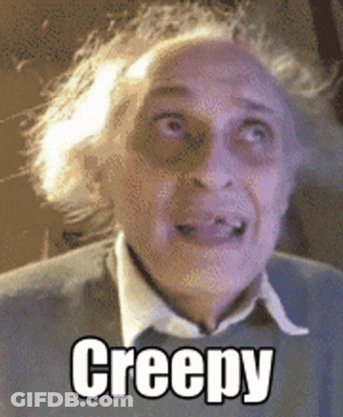 Creepy Guy Full Of Energy GIF