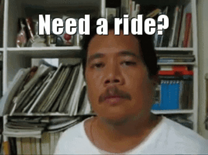 Creepy Guy Need A Ride GIF