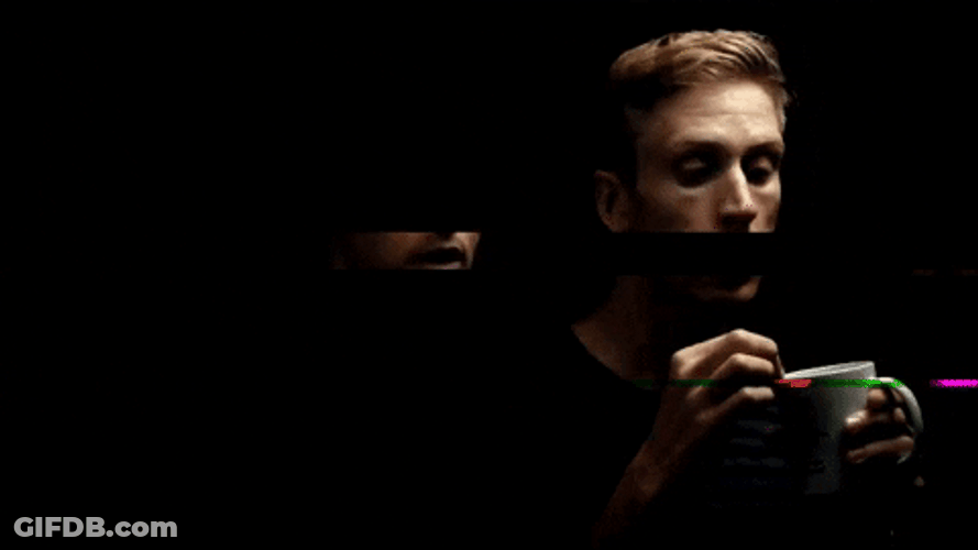 Creepy Guy With A Serious Smile GIF