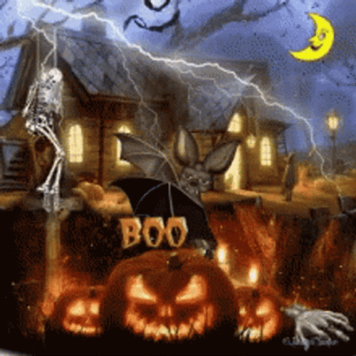 Creepy Haunted House Spooky Tuesday Night GIF