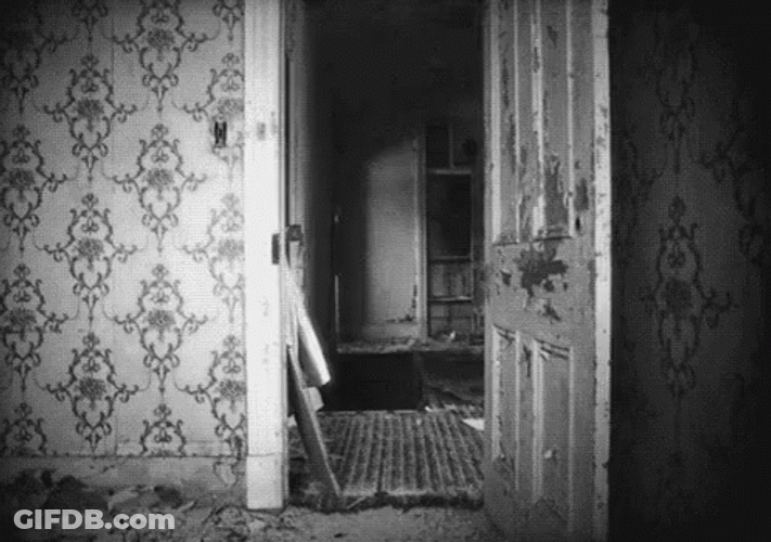 Creepy Headless White Lady GIF