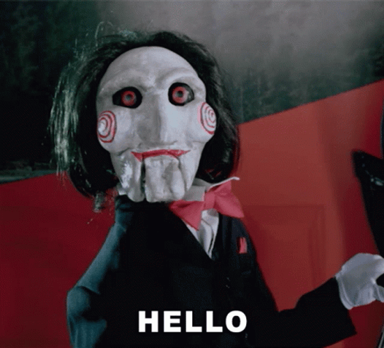 Creepy Jigsaw Greeting GIF