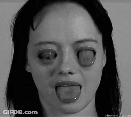 Creepy Lick Tongue Sticking Out GIF