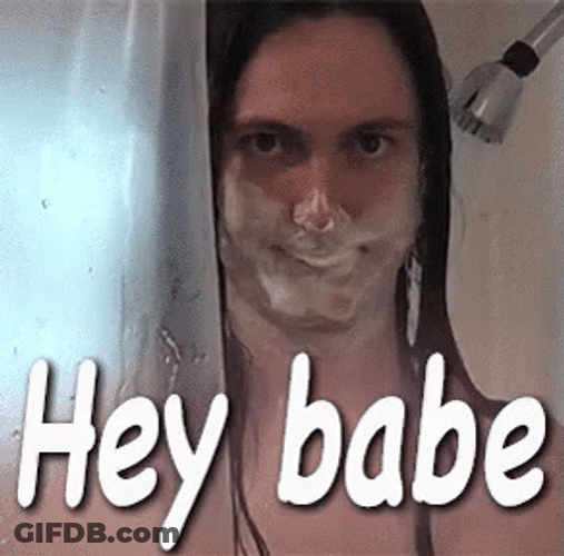 Creepy Look Hey Babe GIF