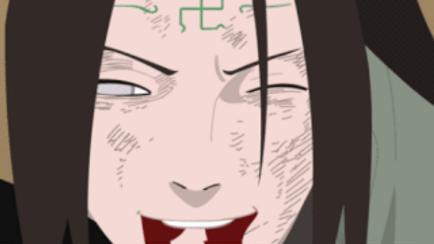 Creepy Naruto Shipudden Neji Hyuga GIF