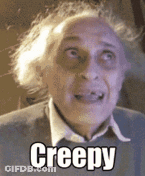 Creepy Old Man GIF