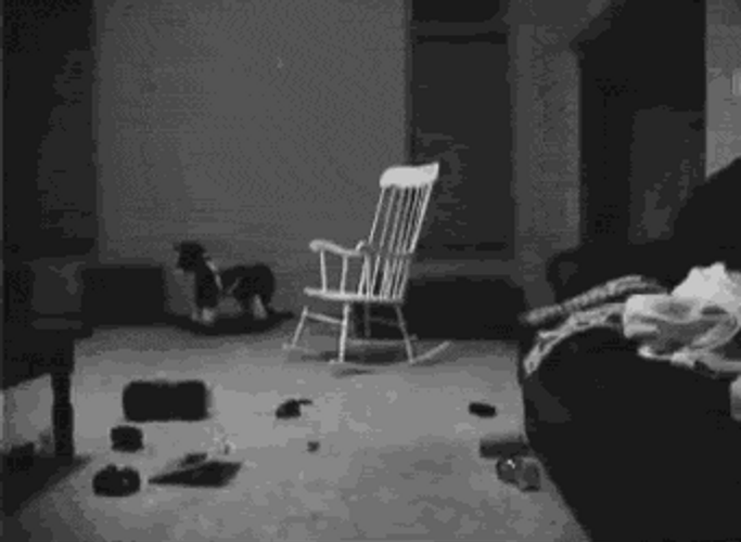 Creepy Rocking Chair GIF