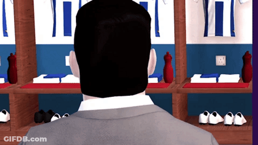 Creepy Smile Animation Guy GIF