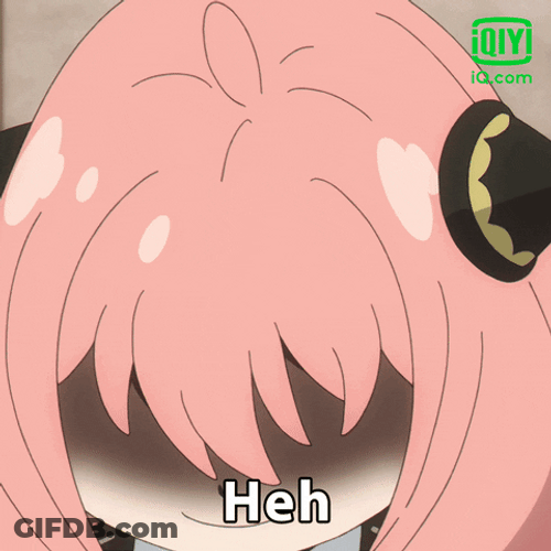 Creepy Smile Anya Heh GIF