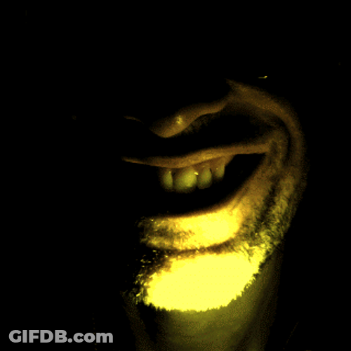Creepy Smile Evil Laugh Ghost Stories GIF