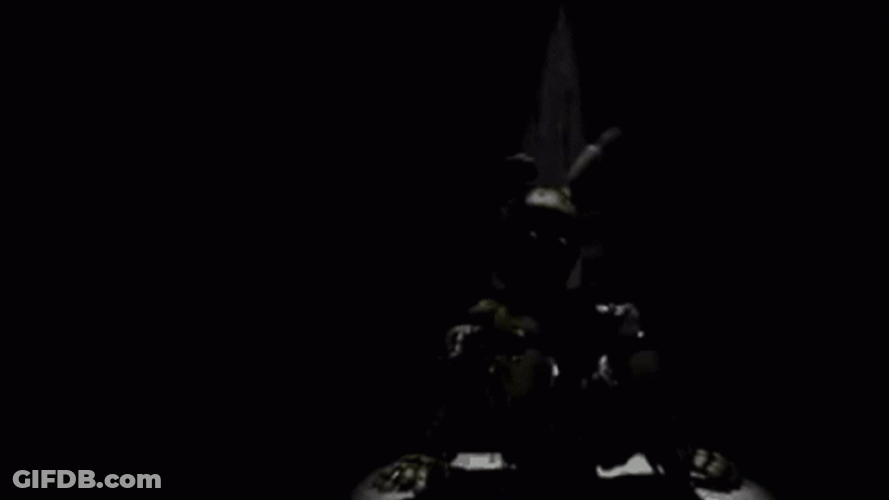 Creepy Springtrap Sneaking At Night GIF
