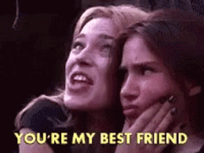 Creepy You're My Best Friend GIF