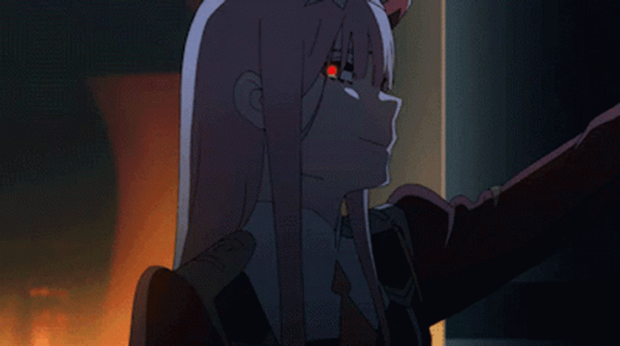 Creepy Zero Two Robot GIF