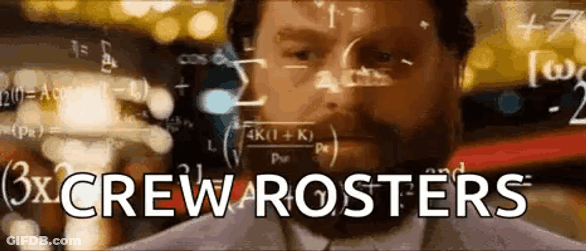 Crew Rosters Hangover Math GIF