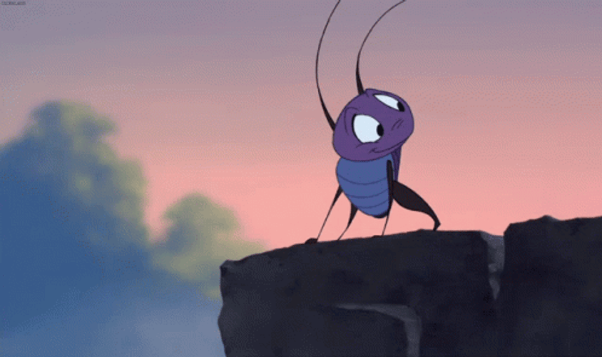 Cri Kee The Cricket Mountain Top GIF