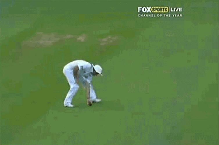 Cricket Fielder Quickly Throws The Ball Back GIF