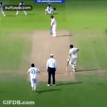 Cricket Game Sponsored By Kulfyapp GIF