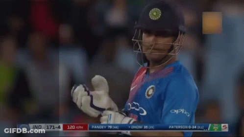 Cricket Player Thumbs Up In Helmet GIF