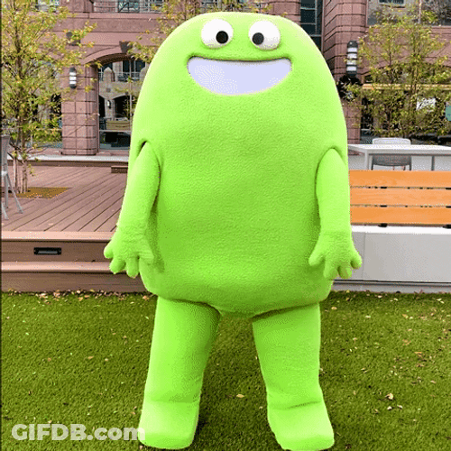 Cricket Wireless Mascot Squats GIF