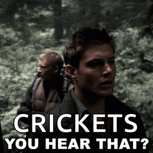 Crickets Chirping Jensen Ackles You Hear That GIF