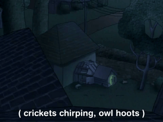Crickets Chirping Owl Hoots GIF