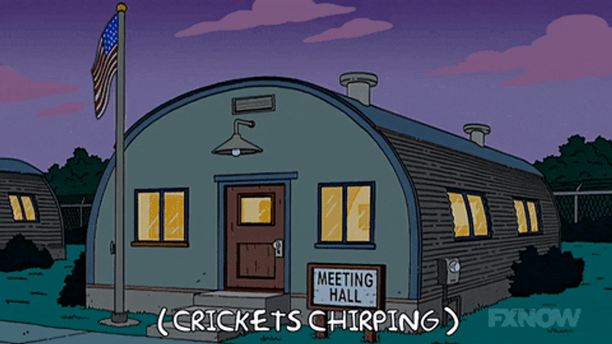 Crickets Chirping Us Flag GIF