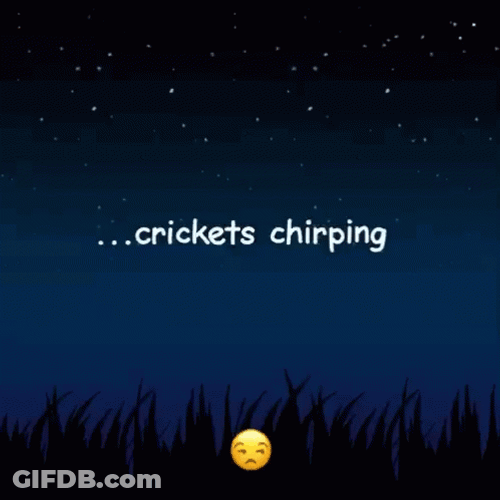 Crickets Meme Chirping GIF