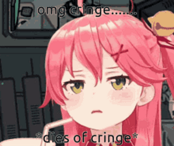 Cringe Sakura Miko GIF