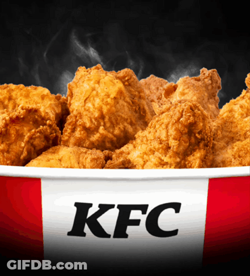 Crispy Spicy Fried Chicken GIF