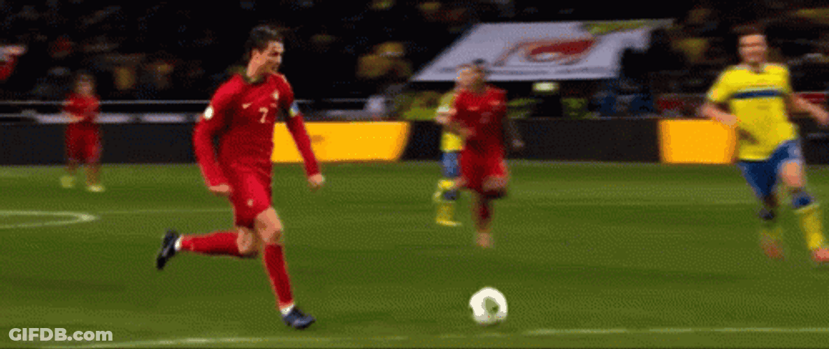 Cristiano Ronaldo Scoring A Stunning Goal GIF