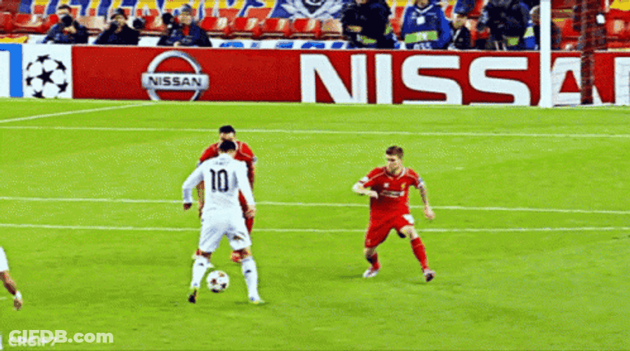 Cristiano Ronaldo Scoring A Volley Goal GIF