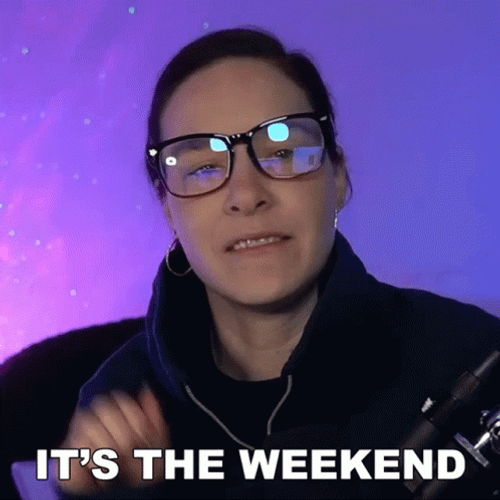 Cristine Raquel Says Its The Weekend GIF