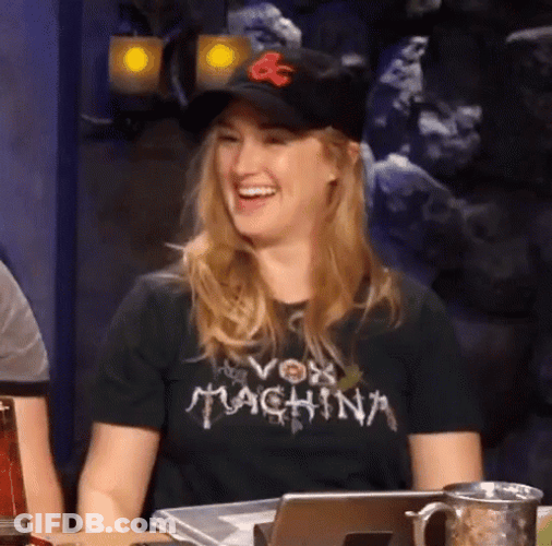 Critical Role Ashley Johnson Shaking Body GIF