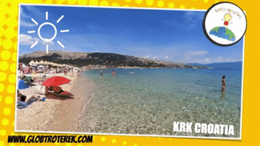 Croatia Krk Calming Beach GIF