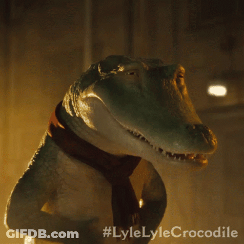 Crocodile Burping Lyle GIF