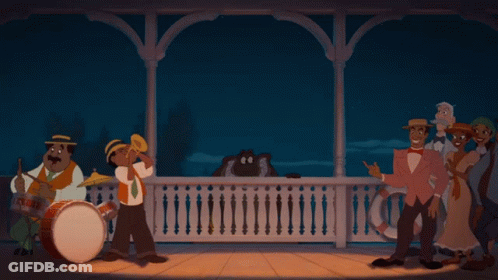 Crocodile Dancing With Band GIF