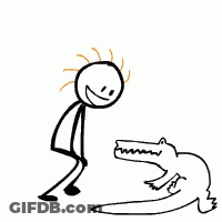 Crocodile Saying Don't Be Stupid GIF