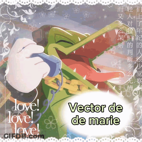 Crocodile With Vector De Marie GIF