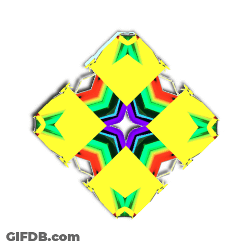 Cross Art Loop Kaleidoscope GIF