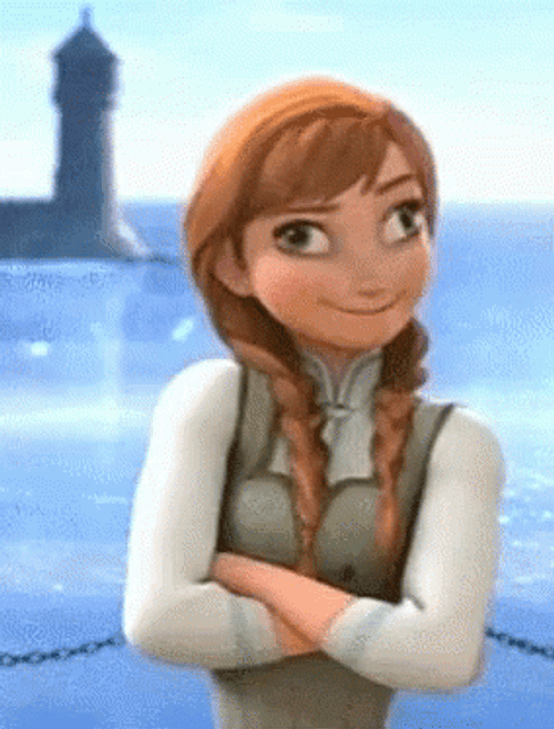 Cross Eyed Funny Disney Anna GIF