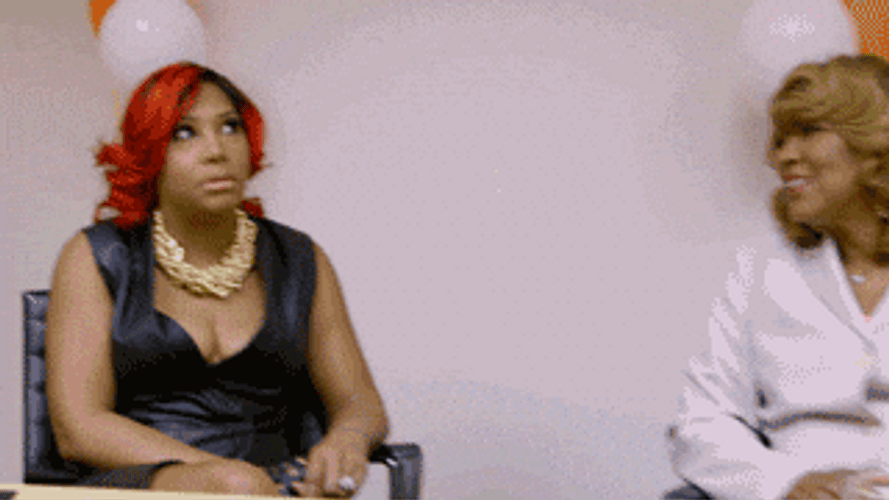 Cross Eyed Lady Red Hair GIF